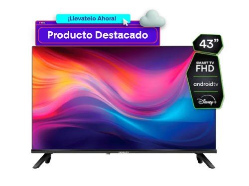Smart TV 43" Noblex Android Tv FHD DV43X7180