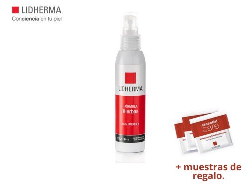 Loción hidratante y descongestiva hierbas | Lidherma.