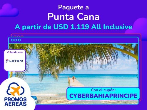 Paquetes a Punta Cana a partir de USD 1119 All Inclusive 5*