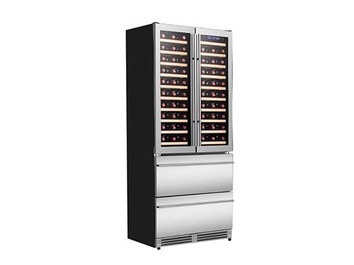 Cava Php YC-618 3 Zonas 20 Bandejas Plateada Luz interior