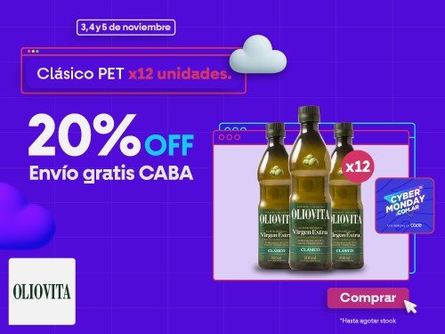 Aceite de Oliva Virgen Extra - Oliovita Clasico PET 12x500