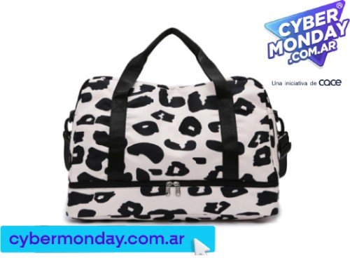 bolso derportivo animal print diseños y colores variados amplio funcio