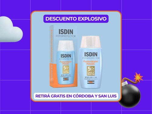 Fotoprotector Solar Isdin Fusion Water Magic FPS50 50 ml