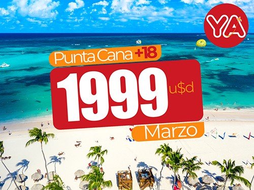 Punta Cana Solo Adultos All Inclusive en Marzo