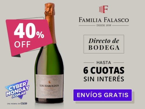 CAJA X6 ESPUMANTE "EXTRA BRUT" 40%OFF LOS HAROLDOS
