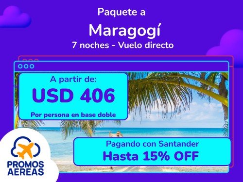 Súper Paquetes a Maragogí con Vuelo Directo a partir de U$D 406