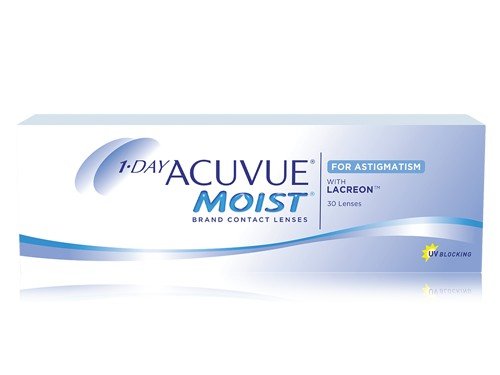 Lentes de contacto Acuvue Moist 1 Day para astigmatismo