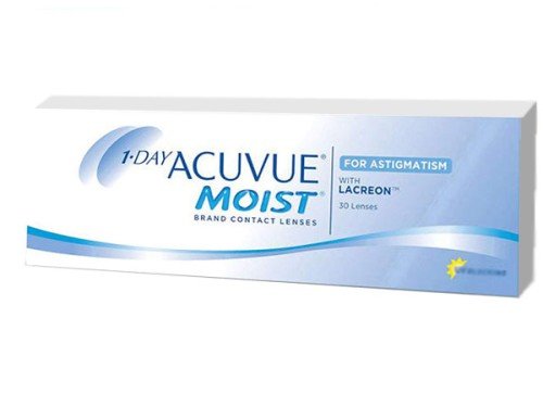 Lentes de contacto Acuvue Moist 1 Day para astigmatismo