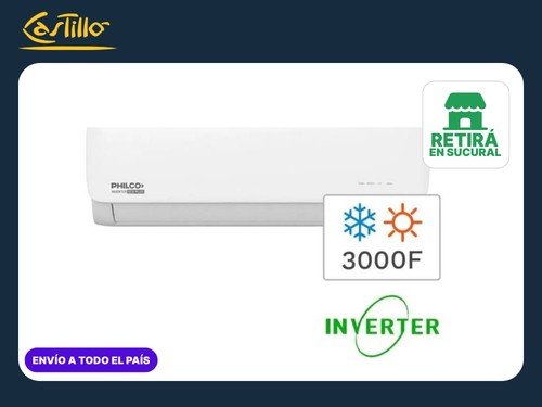 Aire Philco INVERTER PHIN35HA3BN - 3550W/3000F -Frio/Calor