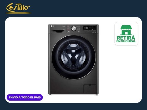 LG Lavasecarropas carga frontal 13/8 kg  WD13BVC2S6C │ Inverter Direct