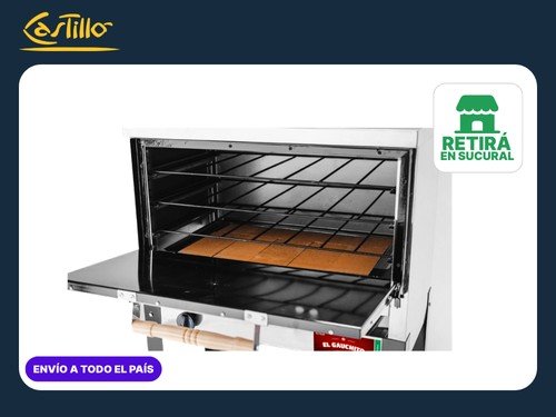 Horno Pizzero a Gas Envasado 6 Moldes Sol Real Gauchito 607-I