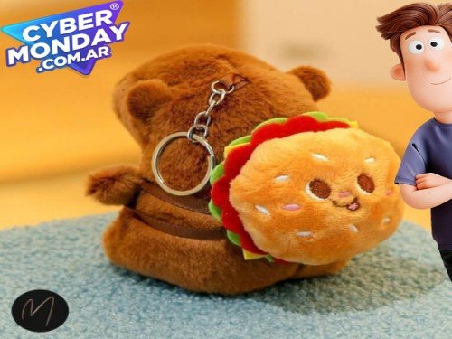 Capibaras  para mochilas bolsos adornos peluches colgantes 12cm Varios