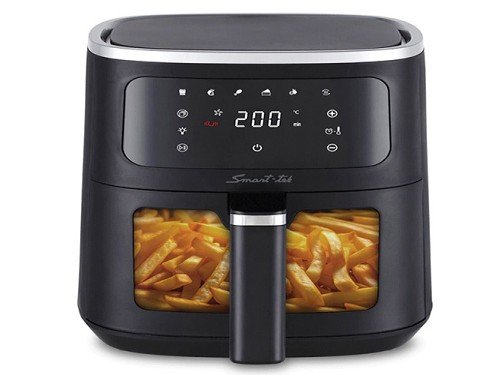 Freidora Sin Aceite Smart-Tek AF-2060 de Aire Digital 6Lts 1500Watts