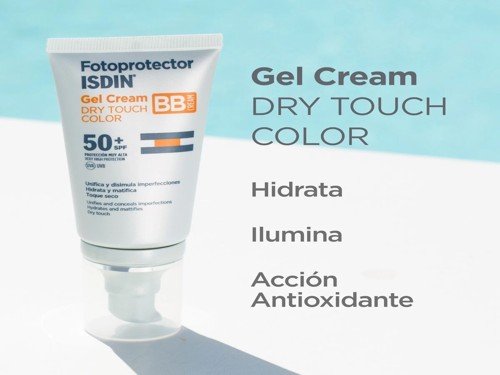 Fotoprotector Dry Touch S/Color Gel Crema 50+ 50ml Isdin