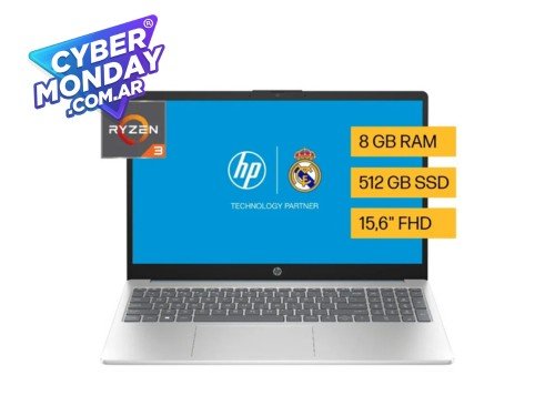 Notebook HP 15-fc0235la Ryzen 3 7320U 8GB/512GB 15.6″ FHD Win 11