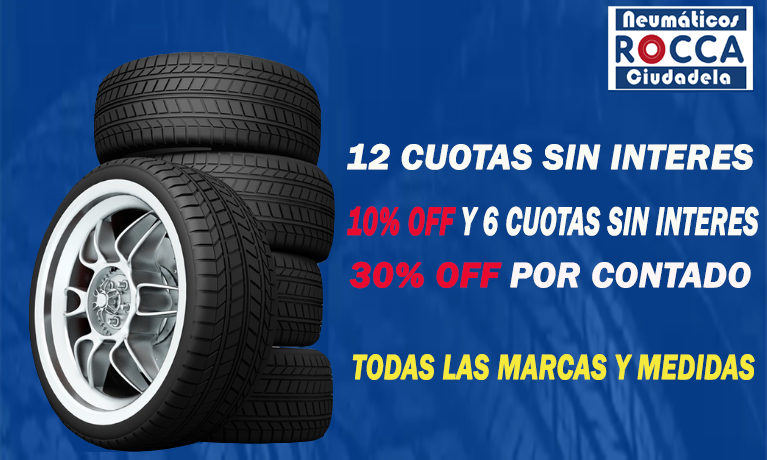 *En Neumaticos Rocca, compra tus neumáticos online,tenemos las mejores promos, nosotros te los llevamos a casa, con la mejor calidad y precio.