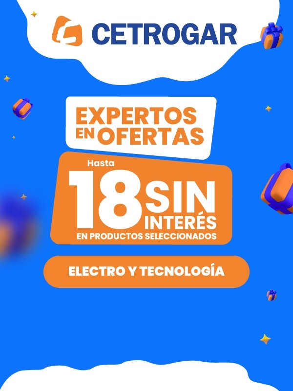 La mejor selección de Electros y Tecnología en Cetrogar