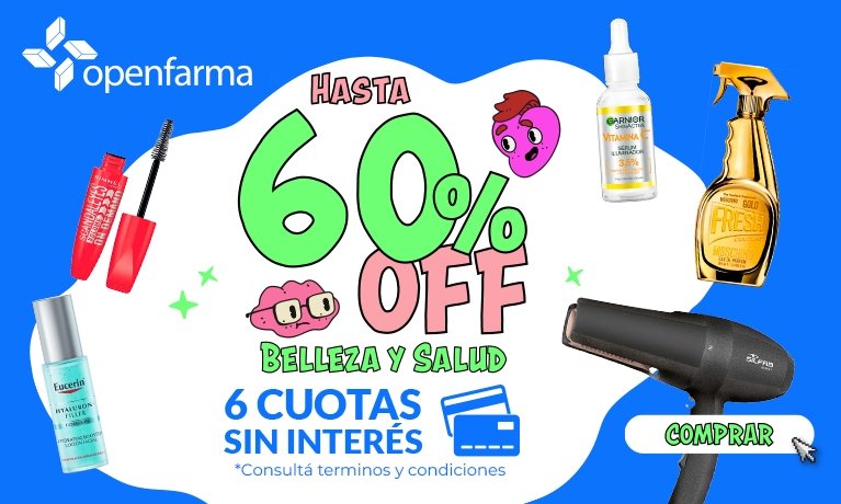 Dermocosmética, Fragancia y Electro hasta 60% off